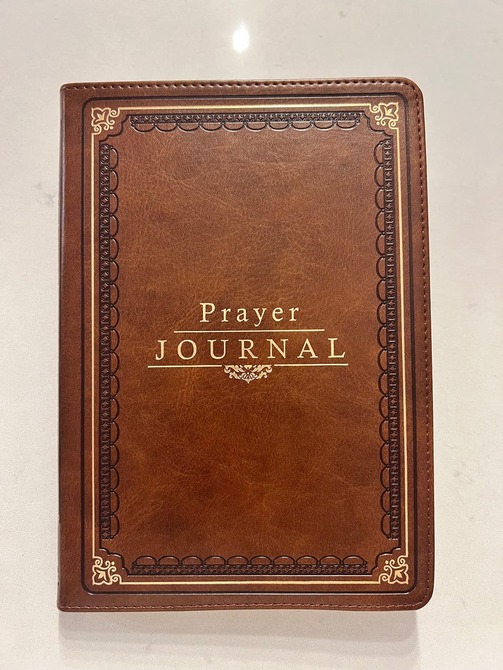 Diario de Oración Cuero Café