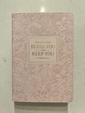 Libreta Cuero Rosa Pastel “Numbers 6:24”