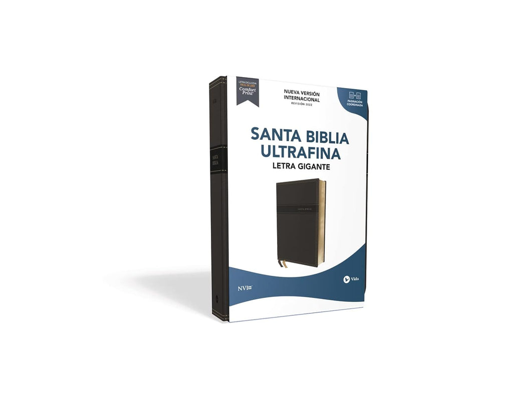 Santa Biblia (NVI) Ultrafina Letra Gigante, Leathersoft™ Negro
