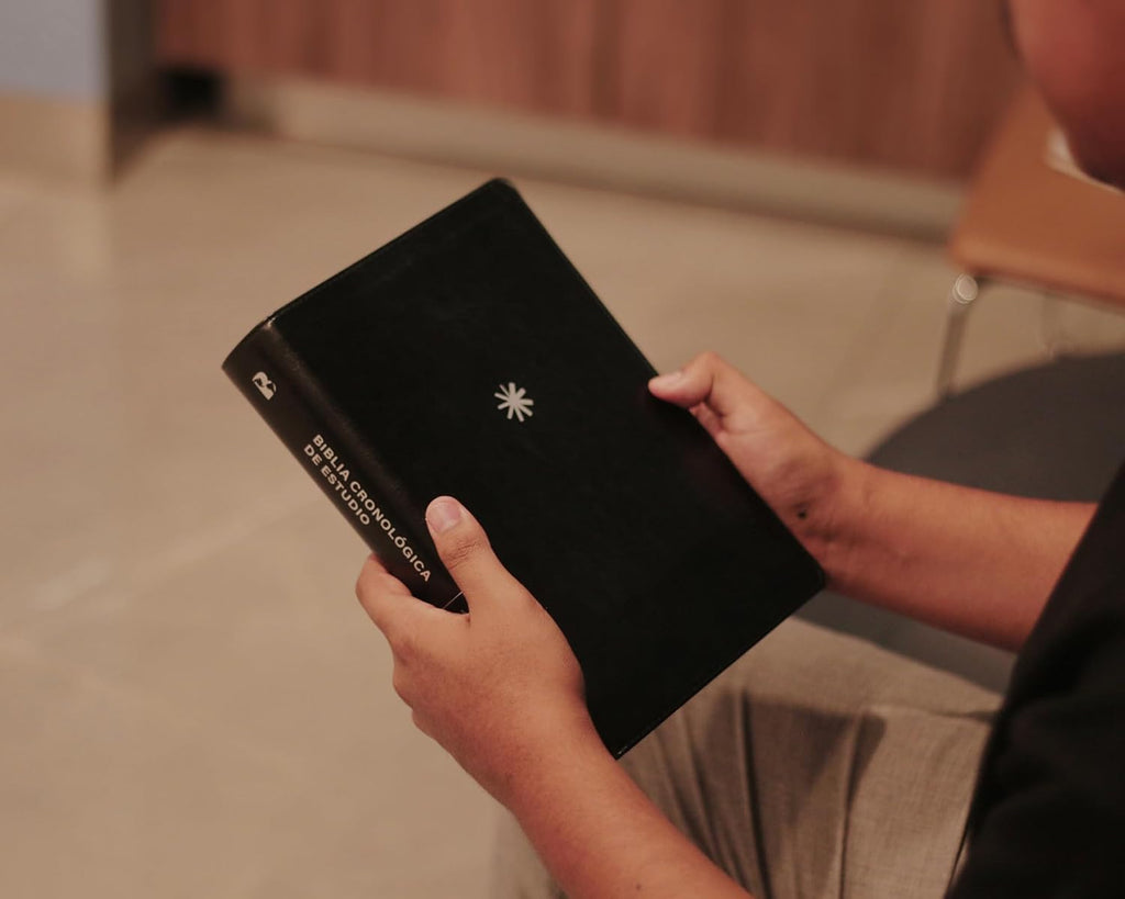 Biblia (NBLA) Cronológica de Estudio, Leathersoft dos tonos café