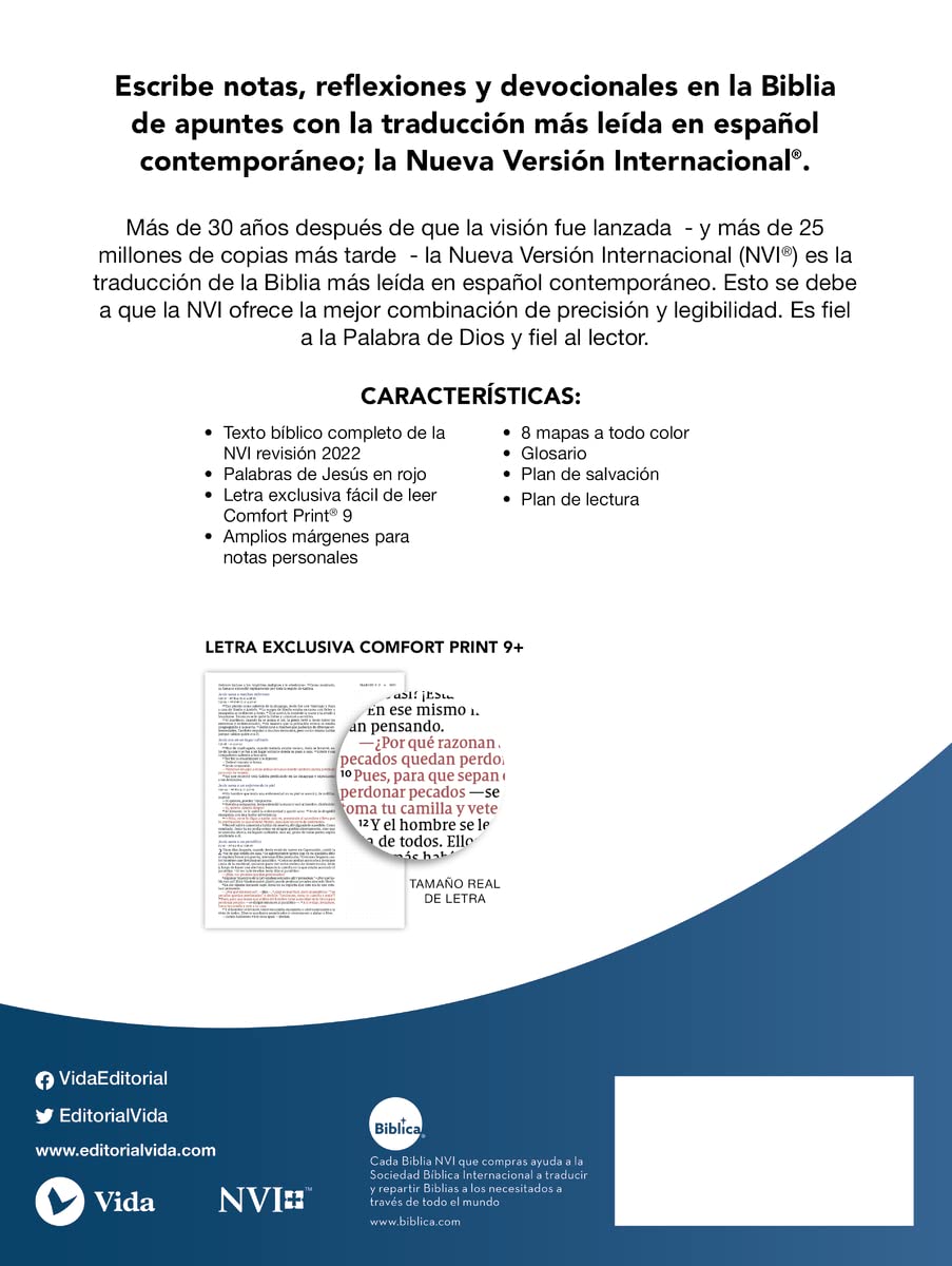 Santa Biblia (NVI) Edición para Notas