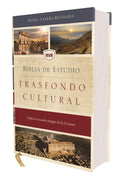 Biblia (RVR) de estudio trasfondo cultural, Tapa Dura: Explora el mundo antiguo de la Escritura