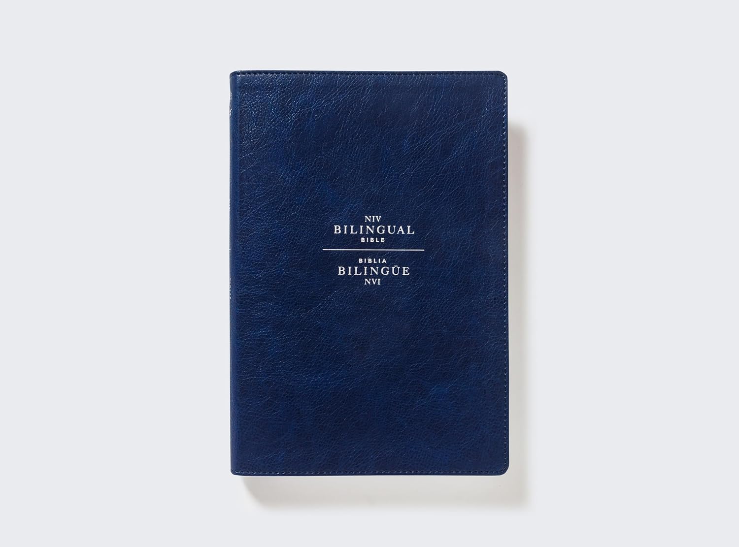 Biblia Bilingüe (NIV/NVI), Leathersoft™ Azul