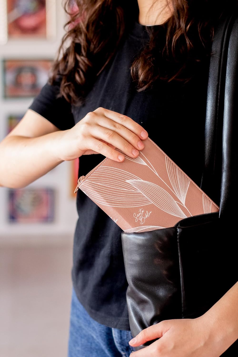 Biblia (NBLA) Edición versificada, Tamaño bolsillo, Leathersoft, Oro Rosa