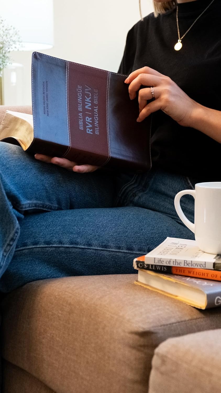 Biblia Bilingüe (NKJV/RVR), Leathersoft™ Café