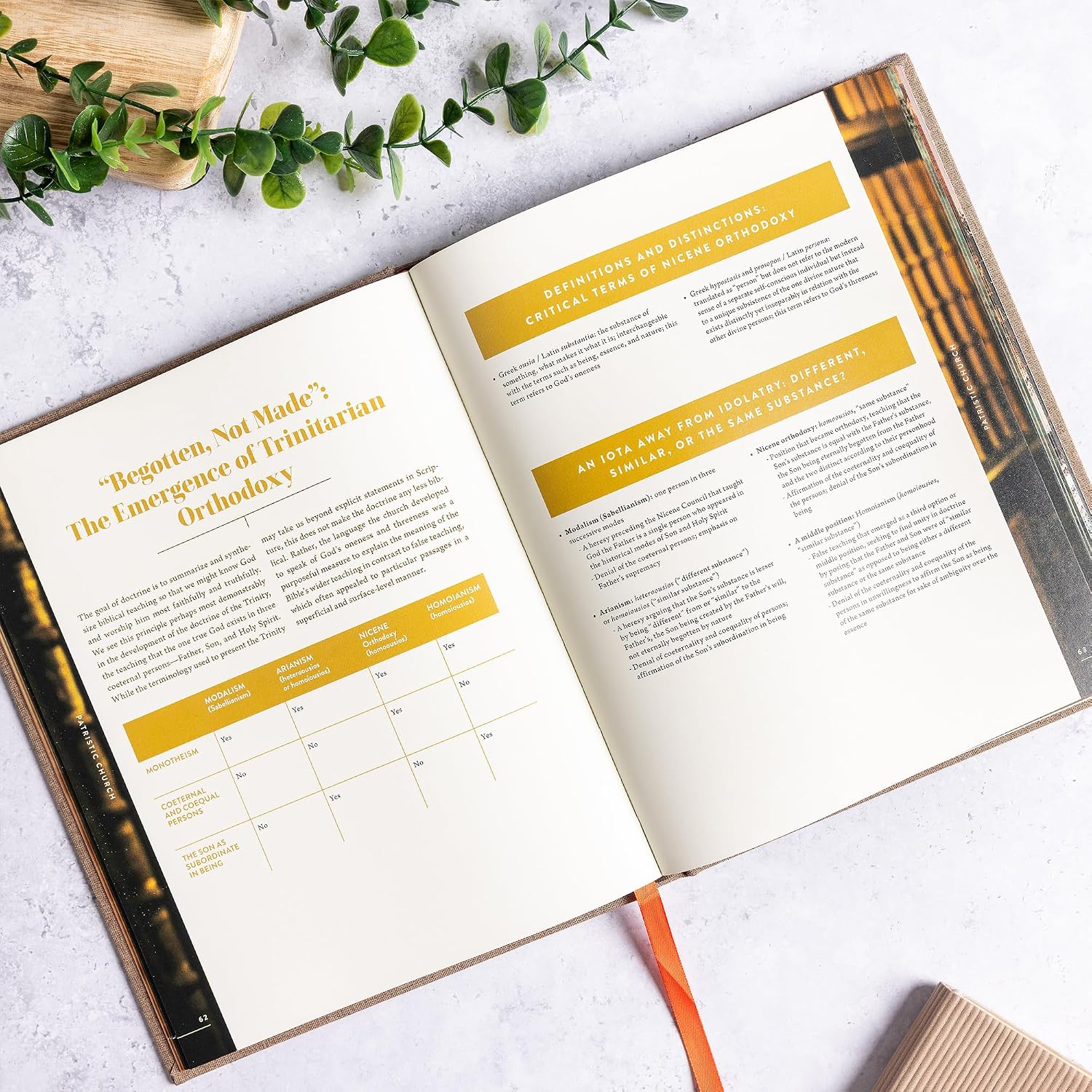 The Church History Handbook, Mocha Cloth Over Board
