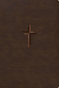 Biblia letra Grande tamaño Manual (RV60), edición especial Símil Piel Café