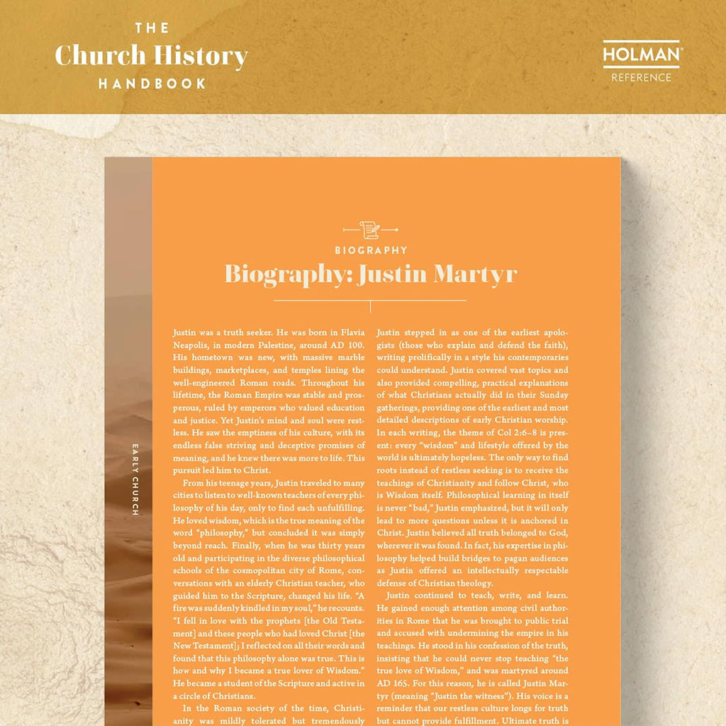 The Church History Handbook, Mocha Cloth Over Board
