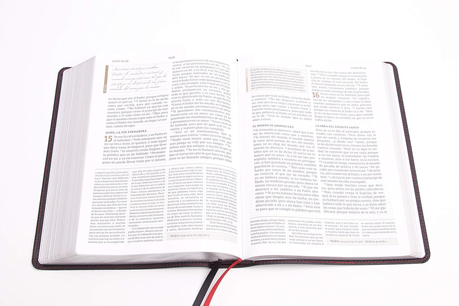 Biblia de Estudio Spurgeon (RV60), Negro Piel Genuina