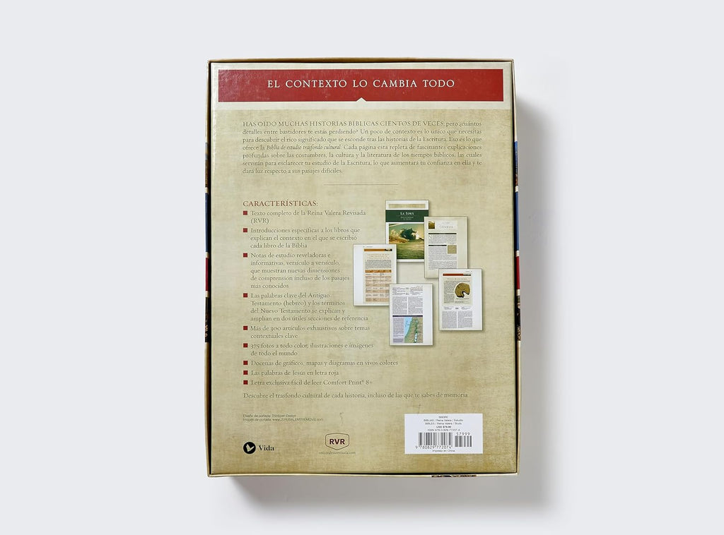 Biblia (RVR) de estudio trasfondo cultural, LeatherSoft™ Rojo Vino: Explora el mundo antiguo de la Escritura