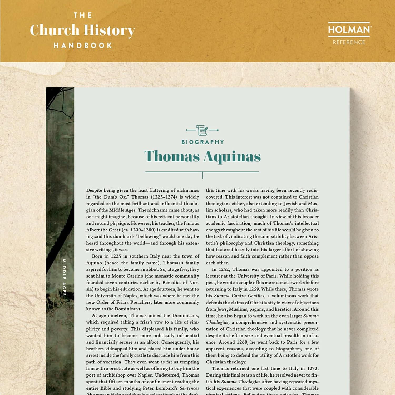 The Church History Handbook, Mocha Cloth Over Board