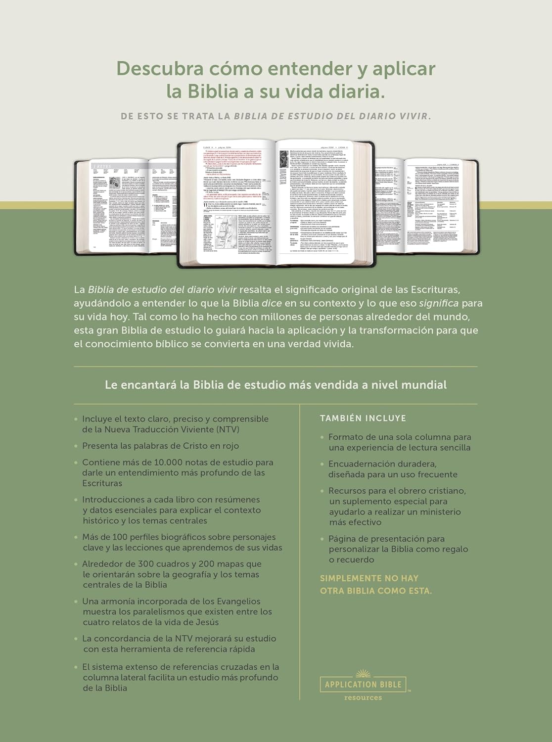 Biblia de Estudio del Diario Vivir (NTV), Sentipiel Café/Rosa