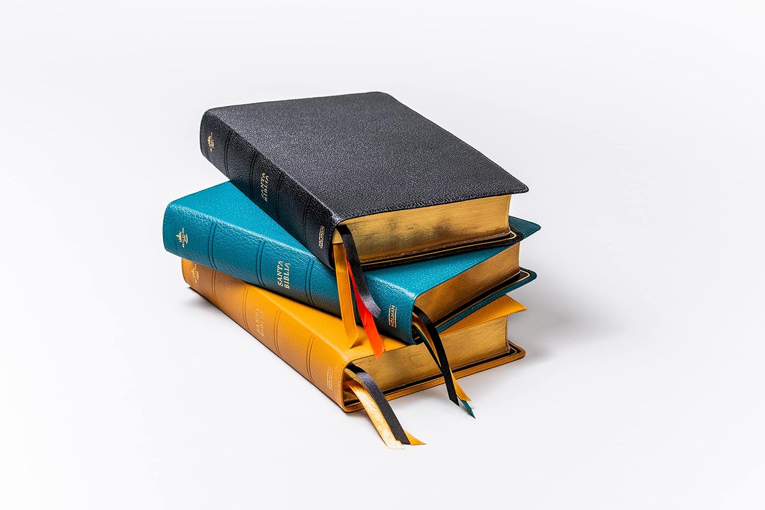 Biblia Deluxe (RV60), Verde Turquesa Piel Genuina