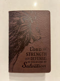 Libreta Cuero Café “Exodus 15:12”