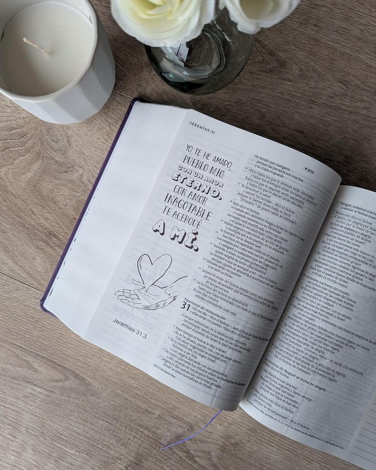 Biblia Inspira (NTV) con Filament, SentiPiel™ Lavanda