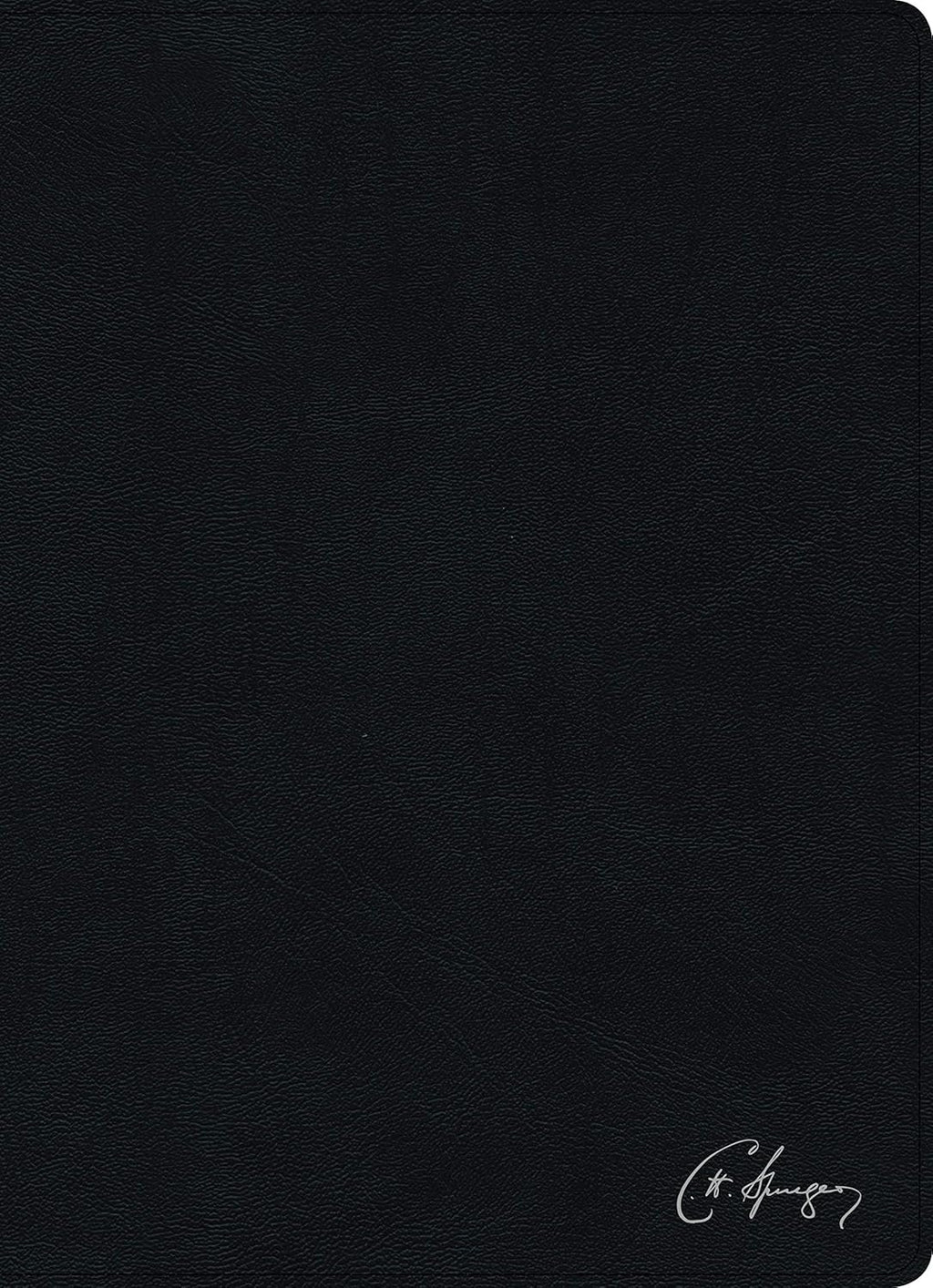 Biblia de Estudio Spurgeon (RV60), Negro Piel Genuina