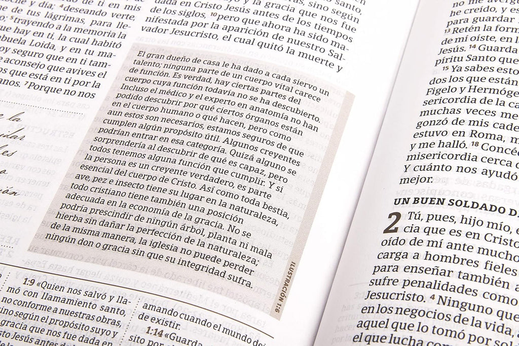 Biblia de Estudio Spurgeon (RV60), Negro Piel Genuina