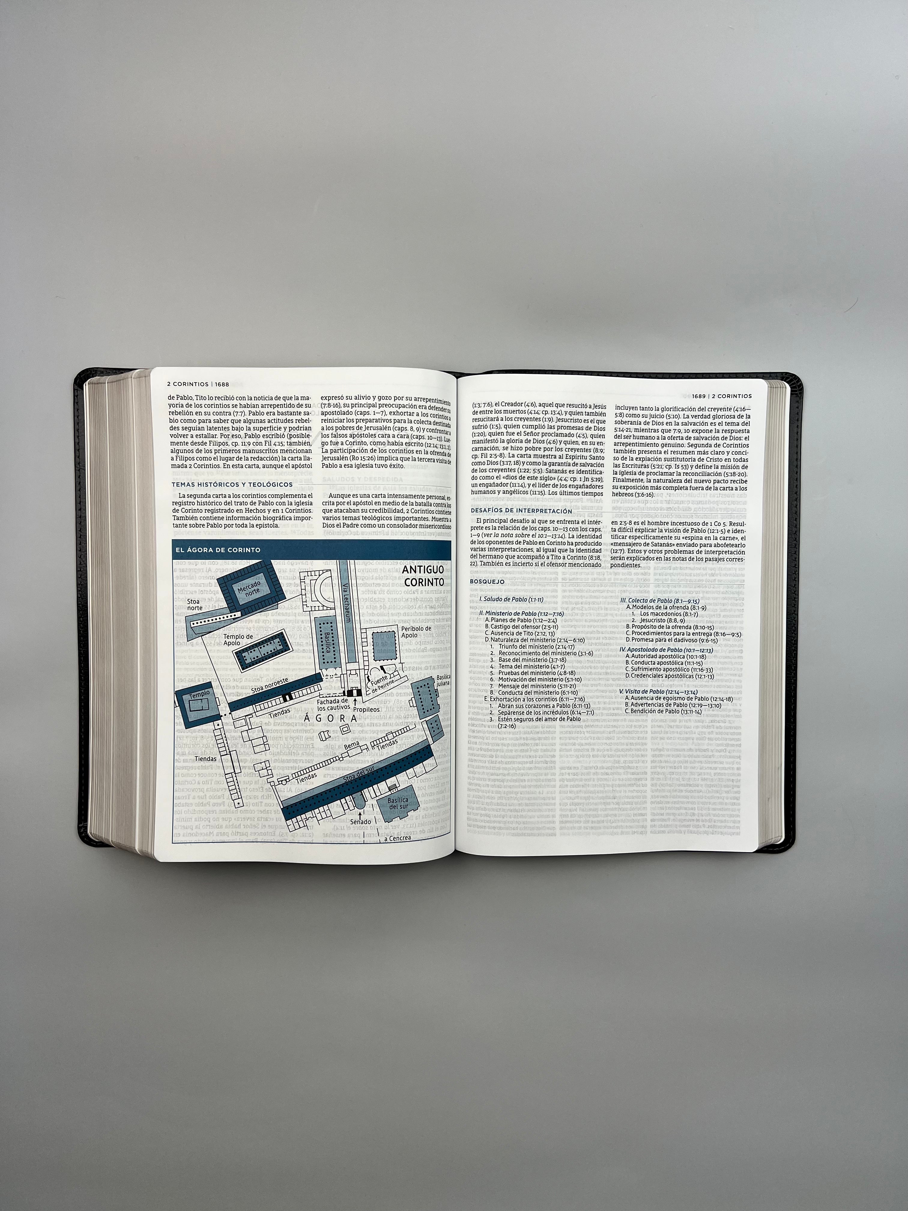Biblia de Estudio MacArthur (NBLA), LeatherSoft™ Negro