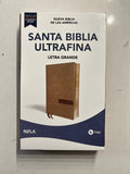 Santa Biblia (NBLA) Ultrafina Letra Grande, Leathersoft™ Beige