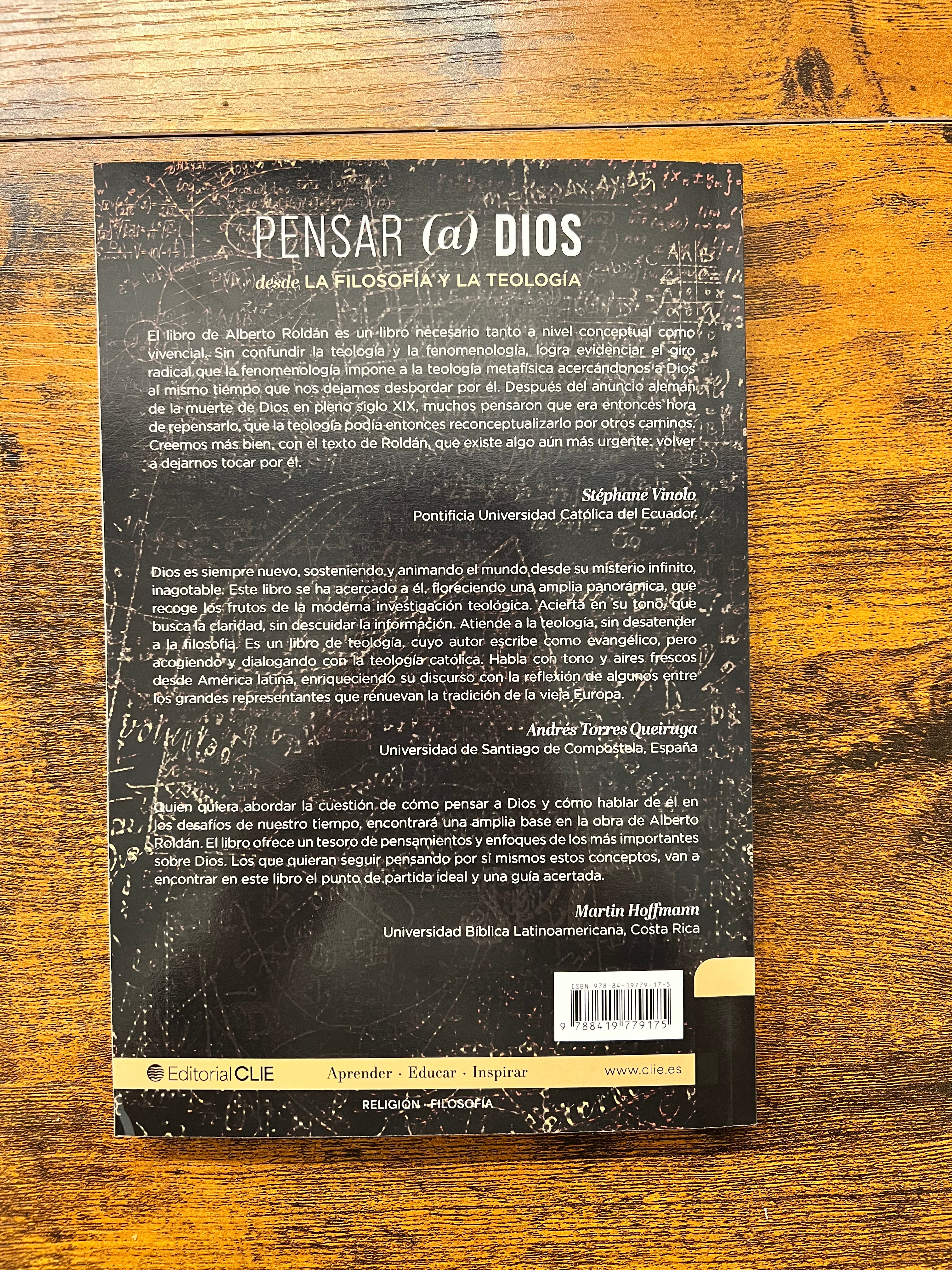 Pensar a Dios desde la Teología y la Filosofía: Problema. Misterio. Encarnación.