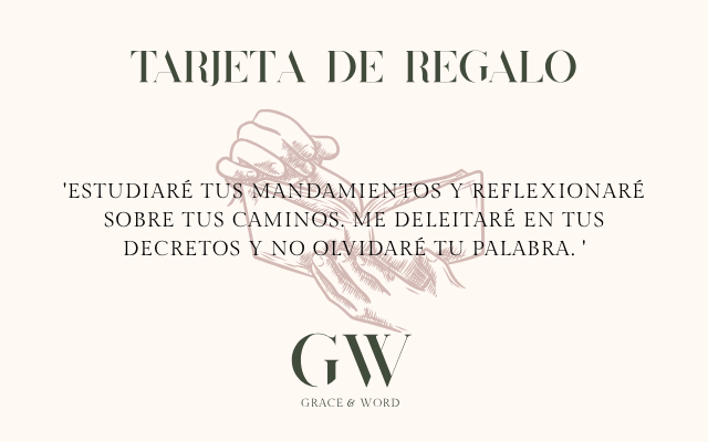 Tarjeta de Regalo Grace & Word