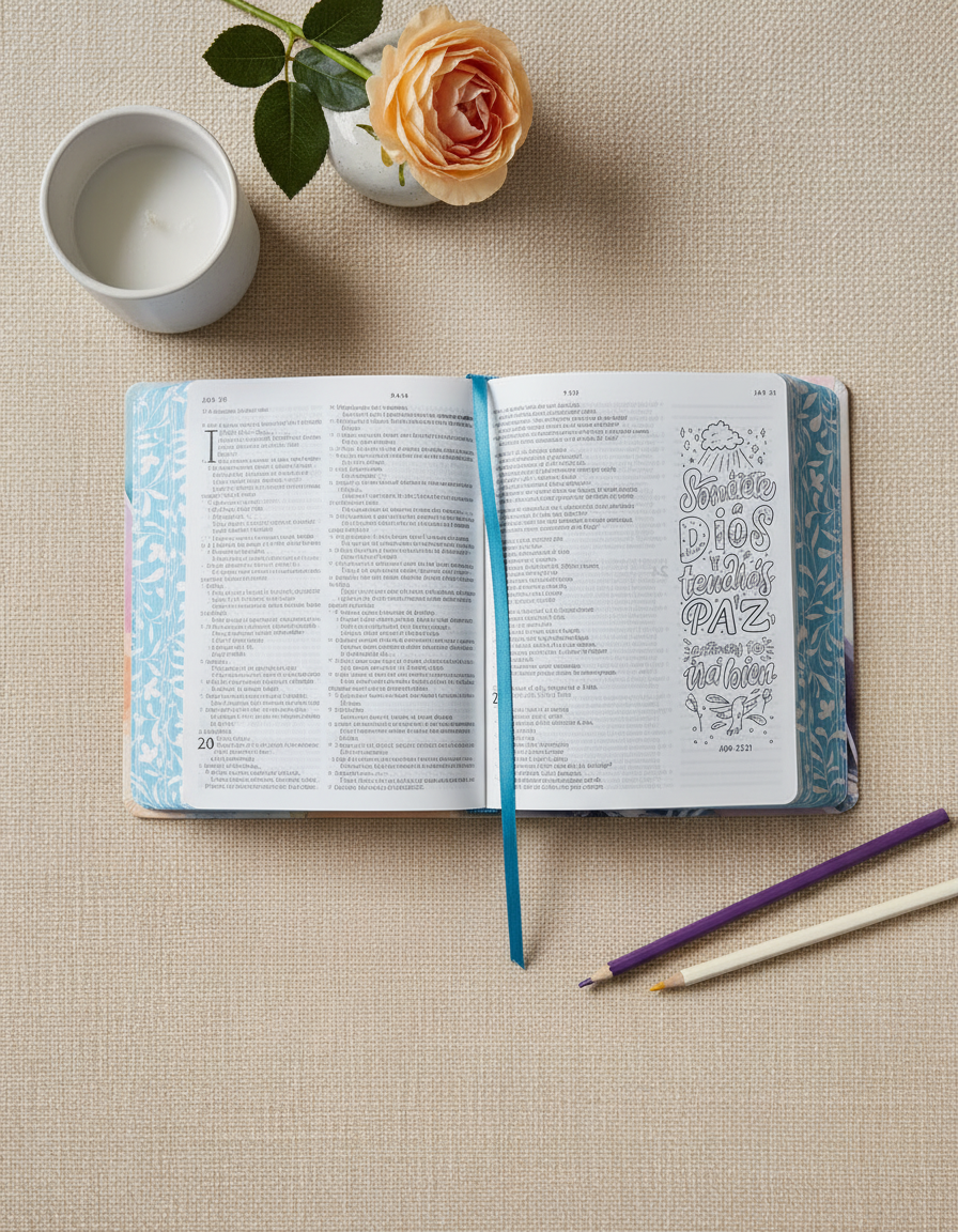 Biblia Inspira (NTV), SentiPiel Paraíso Floral