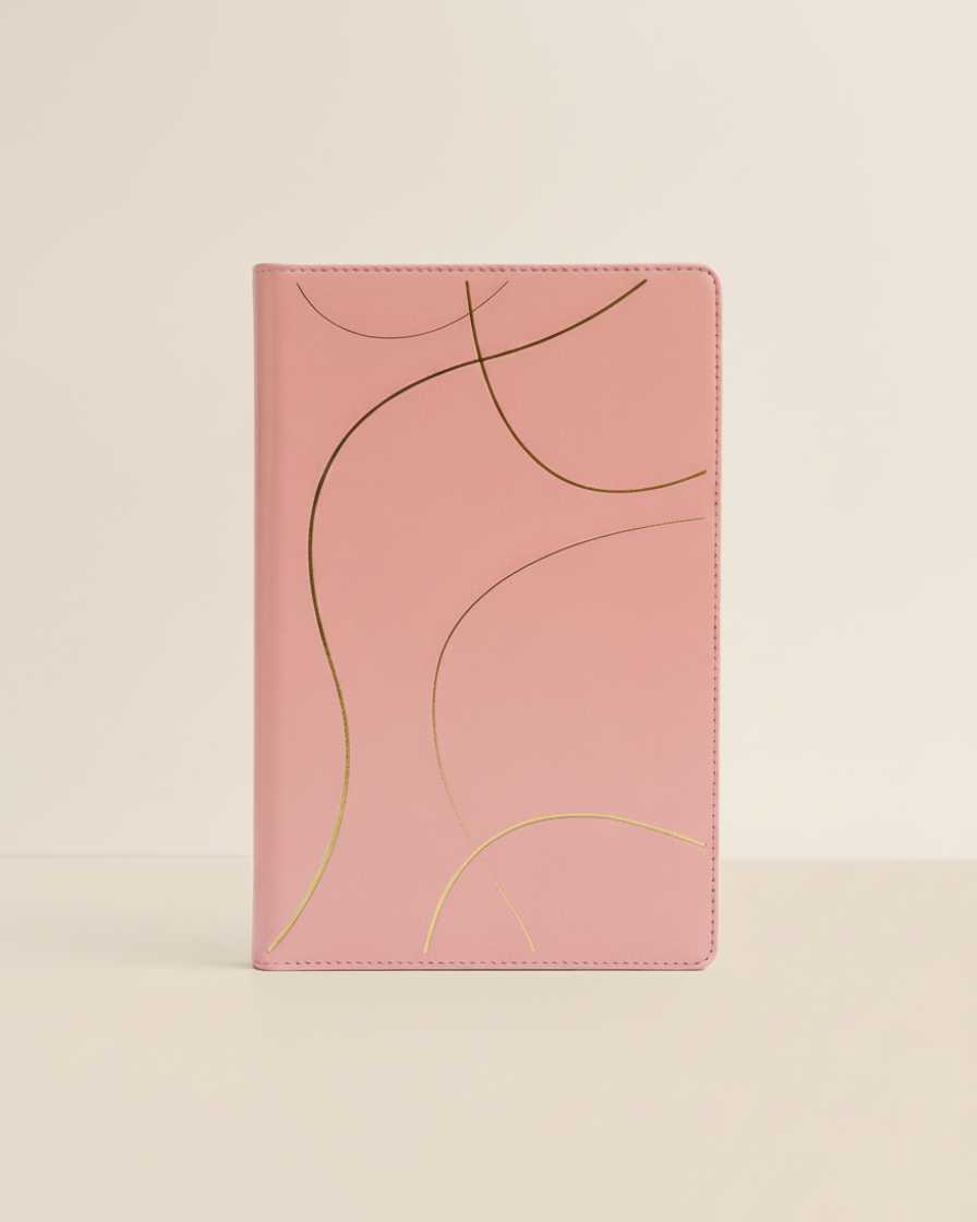 Biblia de Estudio del Diario Vivir para Jóvenes (NTV), SentiPiel Rosa Pastel