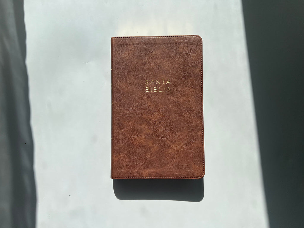 Santa Biblia (NBLA) Ultrafina Letra Grande, Leathersoft™ Café